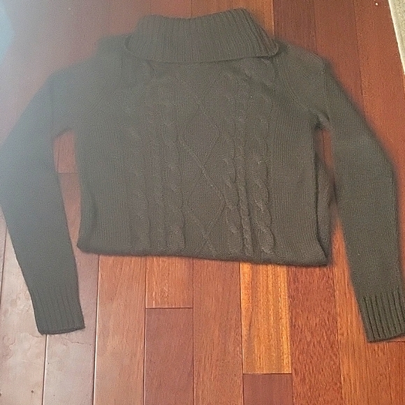 Iz Byer Long Sleeve Forest Green Sweater Dress - Picture 7 of 7